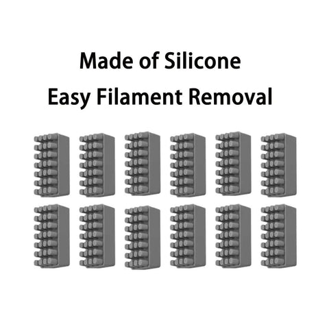 Silicone brushes for Must-Have 3D Printer Nozzle Wiper Kit All-In-One Maintenance Set, ideal for Bambu Lab printers P1P P1S X1
