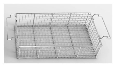35 Liter Smart Ultrasonic Cleaner For Lp Vinyl Records lab equipment, stainless steel washing basket with handles.