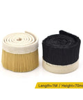 Hella Durable 60 To 100 Mm Brush Vacuum Collector Cover for CNC Spindles and Router Engravers, two rolls of brush guard.