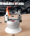 Heavy Duty 3 Inch Engravers Ball Vise With Full Set Attachments, 2.16in max opening, chrome steel, for jewelry making.