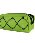Front Handlebar Bag For Bicycles Waterproof Big Capacity Gear Storage Durable Yet Lightweight Bike Bag For Tools Snacks Water Bottles Keeps Gear Dry And Ready For The Ride, green color with bungee cord detail