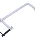 Heavy Duty Drop Forged Steel F Clamps 1400 Lbs Force 12 Inch Jaw Opening 4-3/4 Inch Throat Depth Pack Of 4 with a mechanical design.