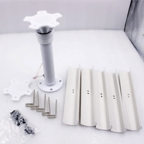 35W Vertical Axis Wind Turbine With 5 Blade Portable Breeze Generator components and accessories for DIY outdoor use