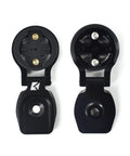 Bike Computer Stem Top Cap Mount Holder For Garmin Wahoo GPS And Bryton Edge Devices On Roadies, black plastic adapters view