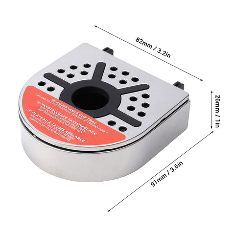 Cup Rest Stand Replacement For CFN601 602 701 702 801 802 Coffee Machine Splash Guard Drip Tray Mug Riser Stainless