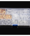Heavy Duty Male Female Wire Box Insulated Cable Connector 3.9mm Electrical Crimp Terminals Assorted Kit in plastic organizer