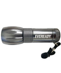 Compact EDC Flashlight For Emergencies And Camping Gear With Heavy Duty Metal Body, 3 AAA Batteries Included, White Finish