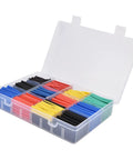 Ultimate 800 Piece Colorful Heat Shrink Tubing Kit For Electrical Maintenance And Wire Insulation With Fast Shrink Action Plus High Tensile Strength To Keep Your Wiring Safe And Secure Like A Boss Without Any Failures Or Loose Connections In Your, 800-piece PE storage case