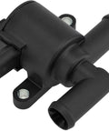 Essential Electric Engine Coolant Auxiliary Water Pump For Audi A3 Q7 And VW Golf, black plastic build with two hoses.