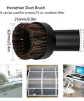 Horsehair dust brush for Must Have Versatile Vacuum Attachments Kit with 32mm fitting for dusting screens and filters.