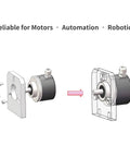Exploded view of Incremental Magnetic Rotary Encoder 38Mm OD With 6Mm Shaft ABZ Push Pull Output for motors and robotics