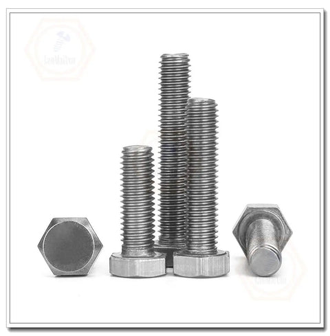 Straight Up Badass TA2 Pure Titanium Hex Bolts M12 X 45mm Heavy Duty Fasteners for Custom Builds Rides in silver finish.