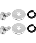 Badass Three Quarter Inch Go Kart Clutch Bolt Kit Featuring Slick Lock Washers, stainless steel clutch bolts and washers.