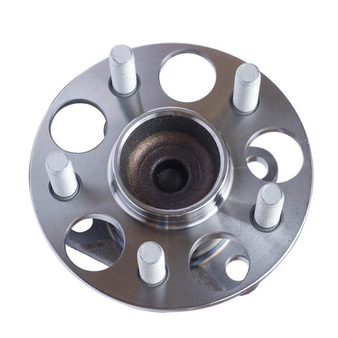 Front view of Rear Wheel Hub And Bearing Assembly For Prius 2010-2015 With ABS 5 Lug Plug-In 2012-2015 AUQDD Replacement OE Quality