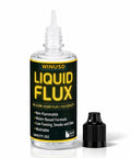 Image of a 2oz Liquid Solder Flux Dropper Water Based No Clean Lead Free For Electronics And Stained Glass Soldering wettability boost