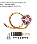 Beefy 5010 750KV Brushless Motor for RC drones and multicopters, premium aluminum alloy build, 50x10mm size, with accessories