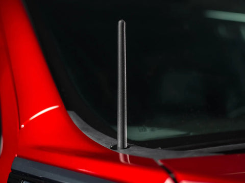 Shorty Antenna For Chevy Silverado And GMC Sierra 1500 2500 3500 With 7 Inch EPDM Rubber Mast Copper Coil Car Wash Proof Rugged