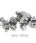 Heavy Duty SP15 Precision Universal Ball Bearing Wheel Caster With Screw Mount For Transmission Equipment Steel sizes SP8 to SP45