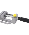 Drill Press Vise Aluminum Alloy Mini Bench Clamp For Precision Drilling Engraving And Polishing Pro Grade Heavy Duty Woodworking Tool with handle