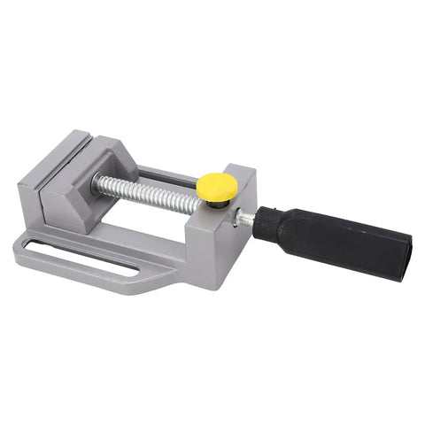 Drill Press Vise Aluminum Alloy Mini Bench Clamp For Precision Drilling Engraving And Polishing Pro Grade Heavy Duty Woodworking Tool with handle