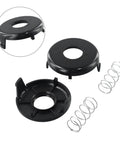 2 Pack Trimmer Head Spring and Cap for Toro 88026 Fits 13 Inch Electric Trimmers Model 51307 black snap-on cover and springs