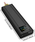 Handheld Spot Welder For Nickel Sheets 0.1 To 0.2 Mm Portable Welding Tool With Adjustable Power showing dimensions
