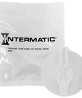 White Timer Knob for FD Series Spring Wound In Wall Timers with Packaging
