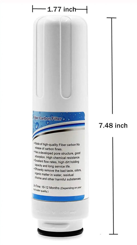 Replacement Internal Active Carbon Water Filter For pH 3.5 To 10.5 Alkaline Water Ionizer AG7.0 Only, Japan Coconut Shell