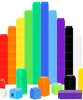 Colorful 600 Piece Math Cubes Set For Counting And Math Manipulatives Durable Plastic Blocks For Classroom Learning And Homeschool