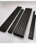 Black Anodized Blind Joints for Voron 2.4 3D Printer Extrusion Frame Kit HFSB5-2020 250mm Size Includes 300mm and 350mm Options Built Tough With Chrome Plated Rails for Smooth Motion, black aluminum extrusion parts