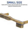 Toothbrush Shape Alloy Cabinet Pull Handle Vintage Bronze Dresser Drawer Pull For Bathroom Door Modern Rustic Furniture Hardware For Cabinets And Dressers, small size with screws, easy install.