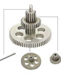 Beefed Up Hardened Steel RC Crawler Transmission Gear Set For 1 By 24 And 1 By 18 Scale Models Precision Machined Gearbox Upgrade