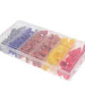 Huge 158 Piece Assorted Wire Ferrule Kit For Pros And DIYers Including Quick Connect Electrical Caps Reliable Screw Terminals Perfect For Indoor Outdoor Wiring And Junction Box Installations, plastic organizer case