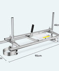 36 Inch Portable Chainsaw Mill Pro Grade With Aluminum And Steel Planking showing dimensions, ideal for builders and woodworkers