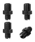 Bike Brake Lever Adjustment Screws 4 Pack 10mm Aluminum Alloy Bolts For Mountain And Road Bikes, black threaded bolts display