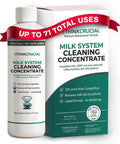 Milk System Cleaner For Jura Coffee Machines, Concentrated Liquid Formula For Auto Milk Systems, Frothers, Tubes And Internal Milk Circuits, No Tablets Needed, No Fuss, Quick Mix, Up To 71 Uses, 6 Fl Oz