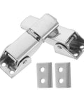 Healeep 2 Pack Stainless Steel Toggle Latch Buckles For Industrial Cabinets Adjustable Draw Clamps heavy duty vibrational hardware.