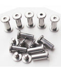 Folding Knife Bracket Bolts And Lock Shaft Rivets For DIY Knifemaking Pivot Pins And EDC Screw Fasteners Knife Handle Studs Pack Of 10 Sets