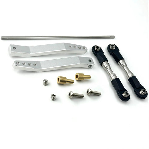 Rear Metal Sway Bar Anti Roll Kit For 1/10 RC Rock Crawler Beefy Aluminum Arms With Steel Sway Bar Adjustable Mounts components