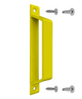 Yellow Multi Purpose Aluminum Door Handle And Cabinet Pull Knob with screws, powder coated finish for indoor and outdoor use.