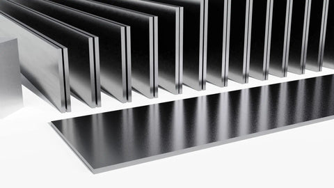 Ultra Thin Parallel Set 1/32 Inch Thick, 20-Pair Machinist Quality Parallels With 0.0001 Inch Parallelism And 0.001 Inch Height Accuracy, Size Range From 1/2 Inch To 1 11/16 Inch In 1/16 Inch Increments