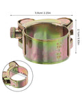 Heavy Duty 10 Piece T-Bolt Hose Clamp Kit With Stainless Steel Adjustable Clamps In 26 To 28 mm Size For Cars Trucks And Custom Builds Featuring Thickened Design That Won't Budge Or Fail Under High Pressure So You Can Build Your Ride Without Worry. 26-28mm steel clamp