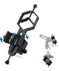 2 Axis Phone Scope Mount For Telescopes And Microscopes Universal Smartphone Adapter Fits Binoculars Spotting Scopes And Monoculars