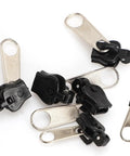 12 Pack Black Zipper Repair Kit Universal Sliders Replacement Zip Pullers For Clothes Bags Luggage And More No Fuss Easy Fix For Broken Zippers Durable And Versatile Sewing Notions