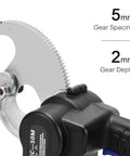 Portable Ratchet Cable Cutter With Tool Box For Electric Power Construction showing blade detail and gear spacing