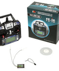 Flysky FS i6 AFHDS 2A 2.4GHz 6 Channel Radio Transmitter For RC Helicopter And Glider With FS iA6 Receiver Mode 2 package