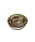 Oval Dresser Pulls Set, Two And A Quarter Inch Center To Center, Antique English Finish, Vintage Style Cabinet Hardware Detail View