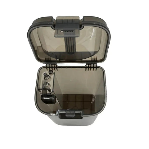 Open lid view of clean water tank for vacuum cleaners compatible with X40 Ultra dock station mop washing system robotic vacuum