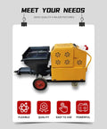 Portable Mortar Plastering Spraying Machine For Sand Cement Render Gypsum Putty Quick Wall Coating Construction Equipment Efficient Handheld Spray Pump on wheels
