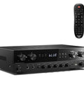 Beefy 1000W Peak Power Four Channel Stereo Receiver With Bluetooth 5.0, USB Playback, FM Radio, Echo Effect, and remote control